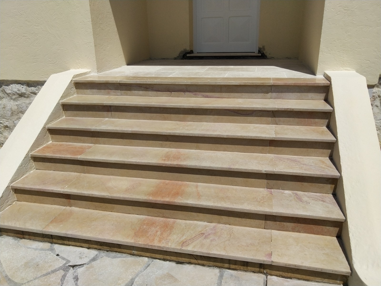 photo d'un chantier en carrelage