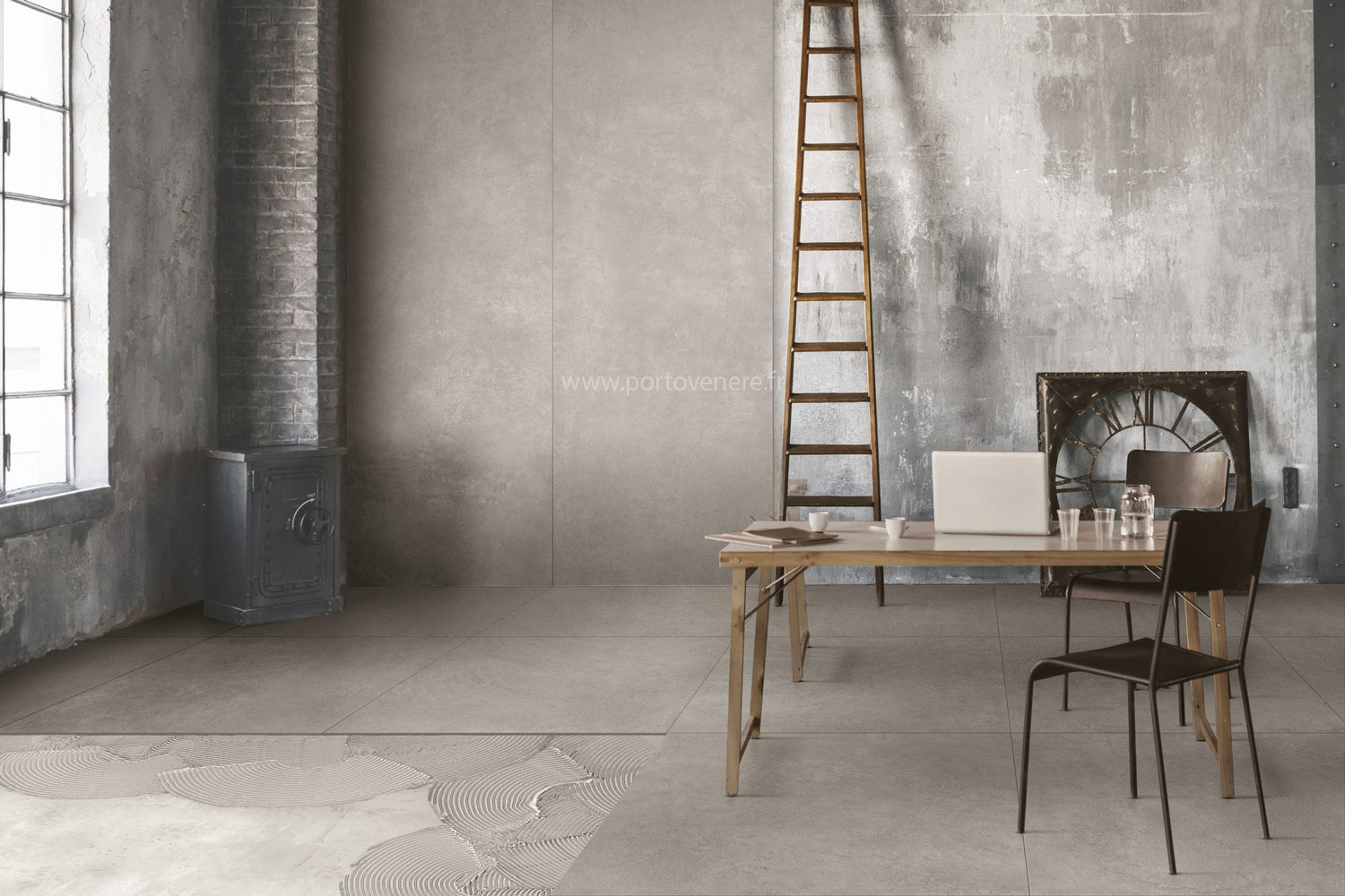 photo d'un chantier en carrelage rémi 