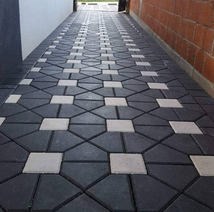 photo d'un chantier en carrelage