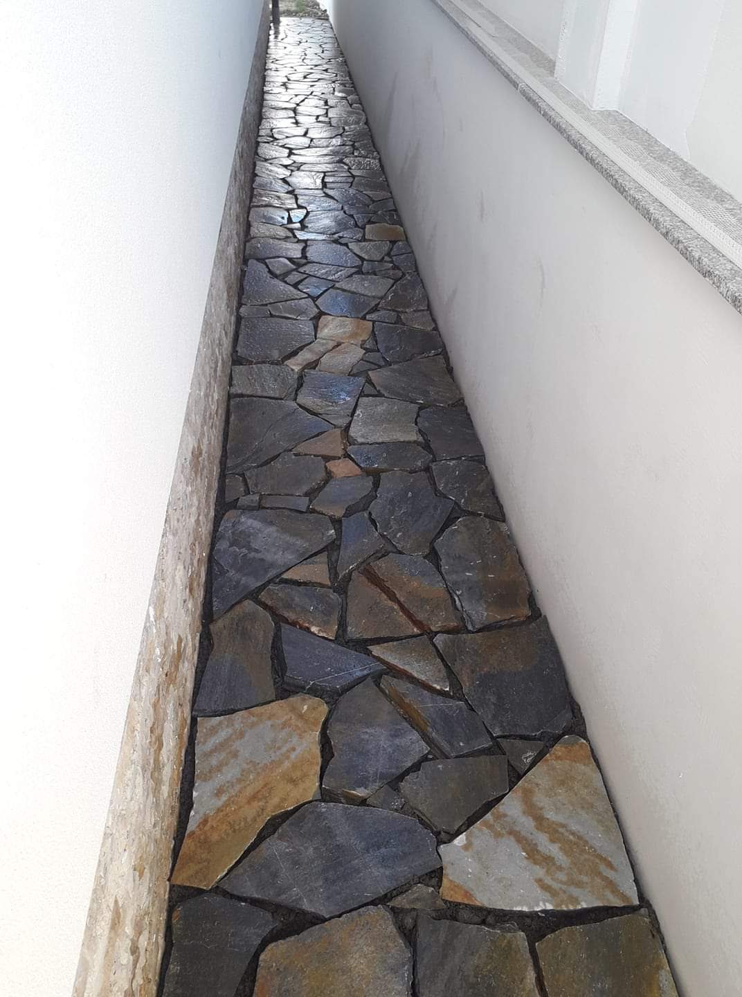 photo d'un chantier en carrelage